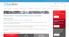 Desktop Screenshot of expodirect.com.au